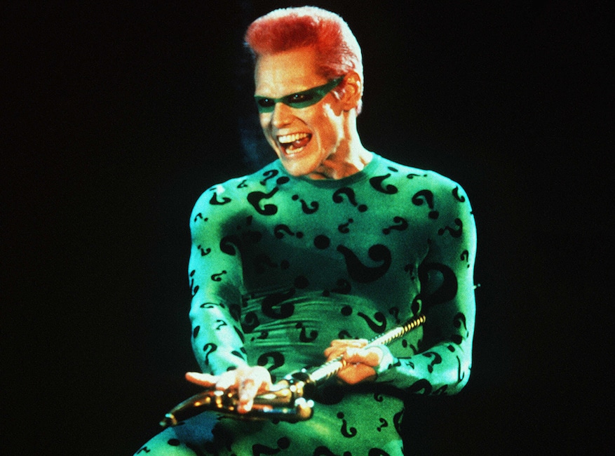 Crisis on Infinite Earths Pop Culture deaths, Jim Carrey as The Riddler